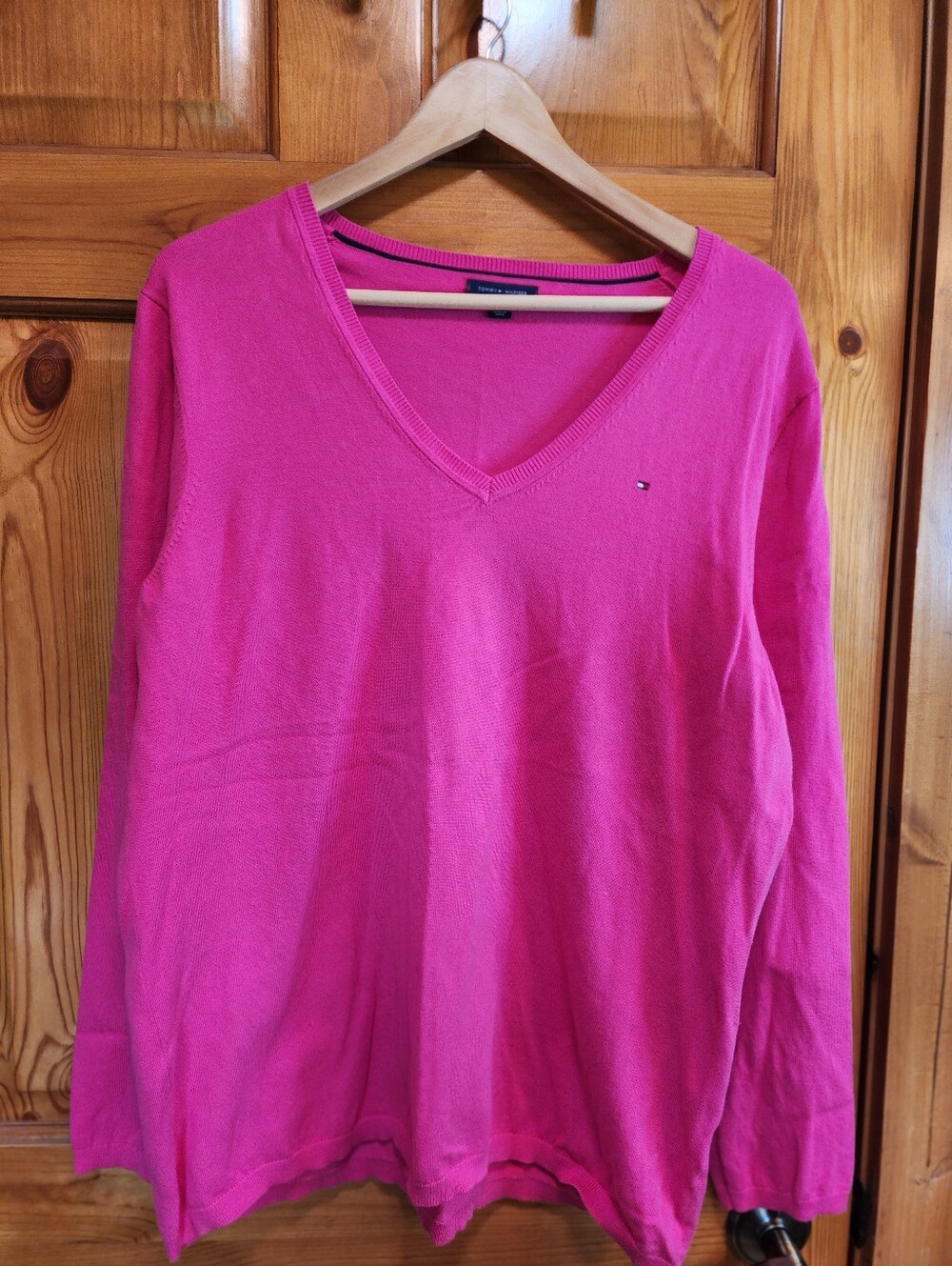 Women's Tommy Hilfiger Bright Pink Swester, XXL